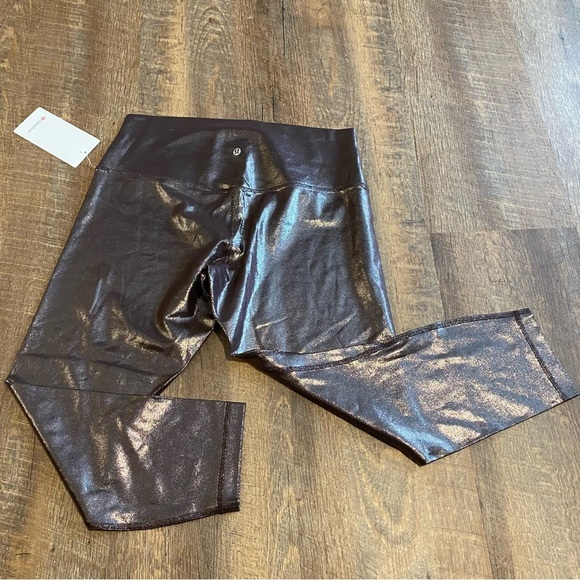 NWT Lululemon Align HR Crop 23” Shine Leggings Size 14 - Picture 5 of 10